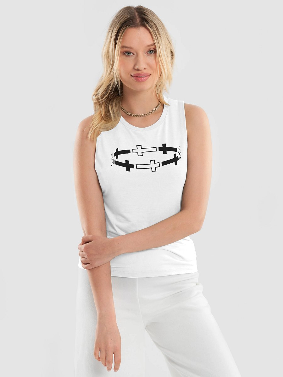 Black Cross Circuit Women's Muscle Tank product image (1)