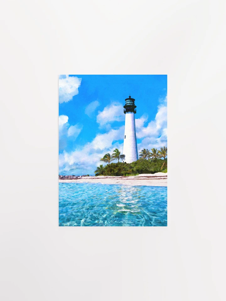 Cape Florida Lighthouse Matte Poster product image (8)