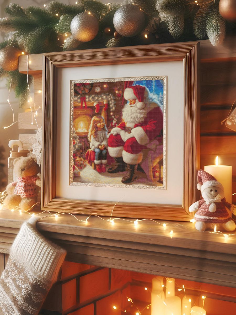 Girl Visits Santa's Grotto product image (3)