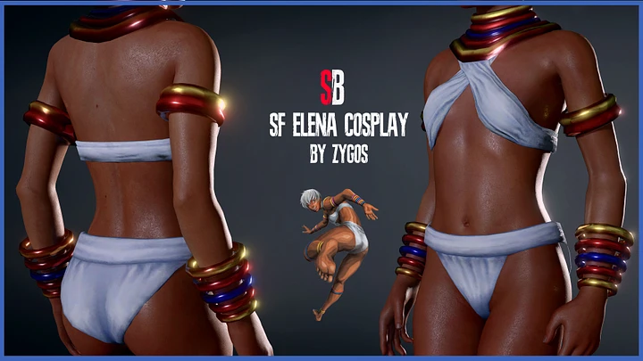 Resident Evil 2 Remake: SB SF Elena Cosplay Mod product image (1)