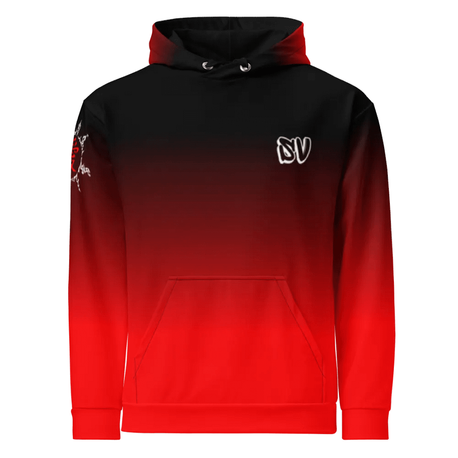 STRAIGHT VIBIN NEON COLOR FADE STYLE SHUKAKU + GAARA HOODIE product image (1)