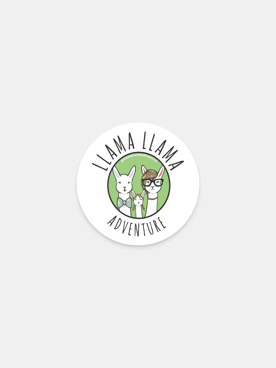 Llamas logo sticker product image (1)