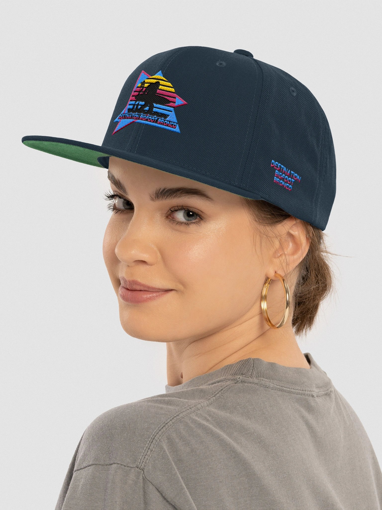 Destination Bigfoot Bronco Retro-Inspired Wool Blend Snapback (Multiple Colors Available) product image (75)