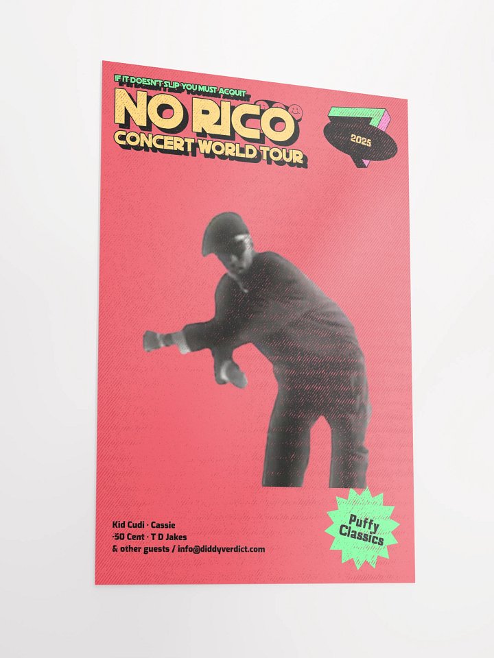 No Rico Concert Tour Pooster product image (2)