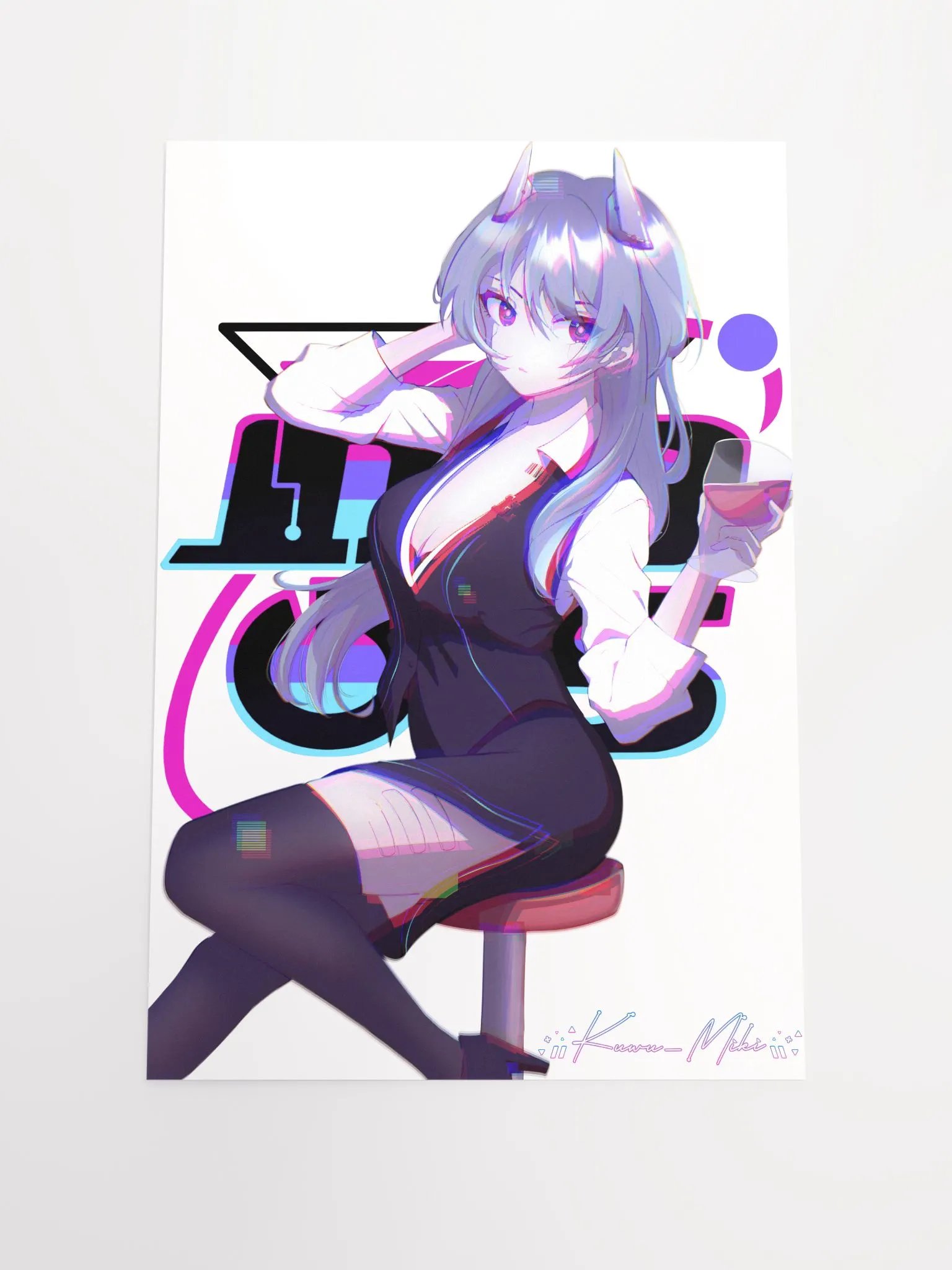 kuwu_miki Glitch Print product image (2)