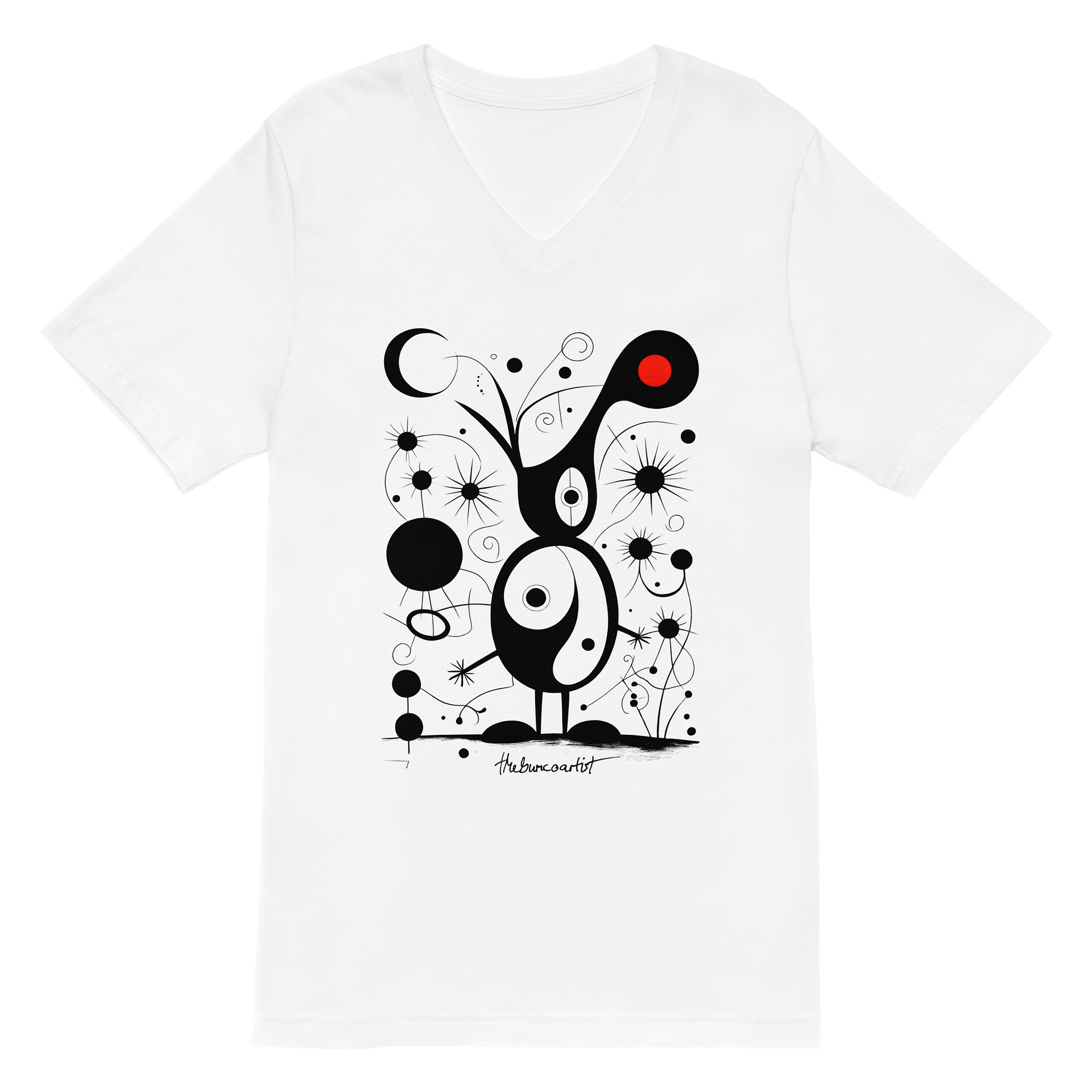 Bella+Canvas Short Sleeve V-Neck Jersey T-Shirt product image (1)