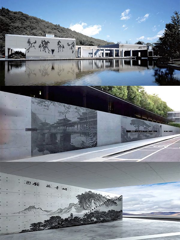 Artistic concrete imaging film product image (3)