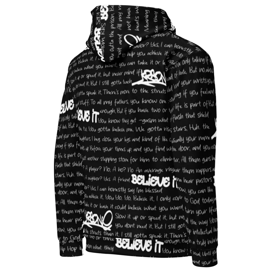Believe It - KRS-One - BLACK - Unisex Hoodie product image (4)