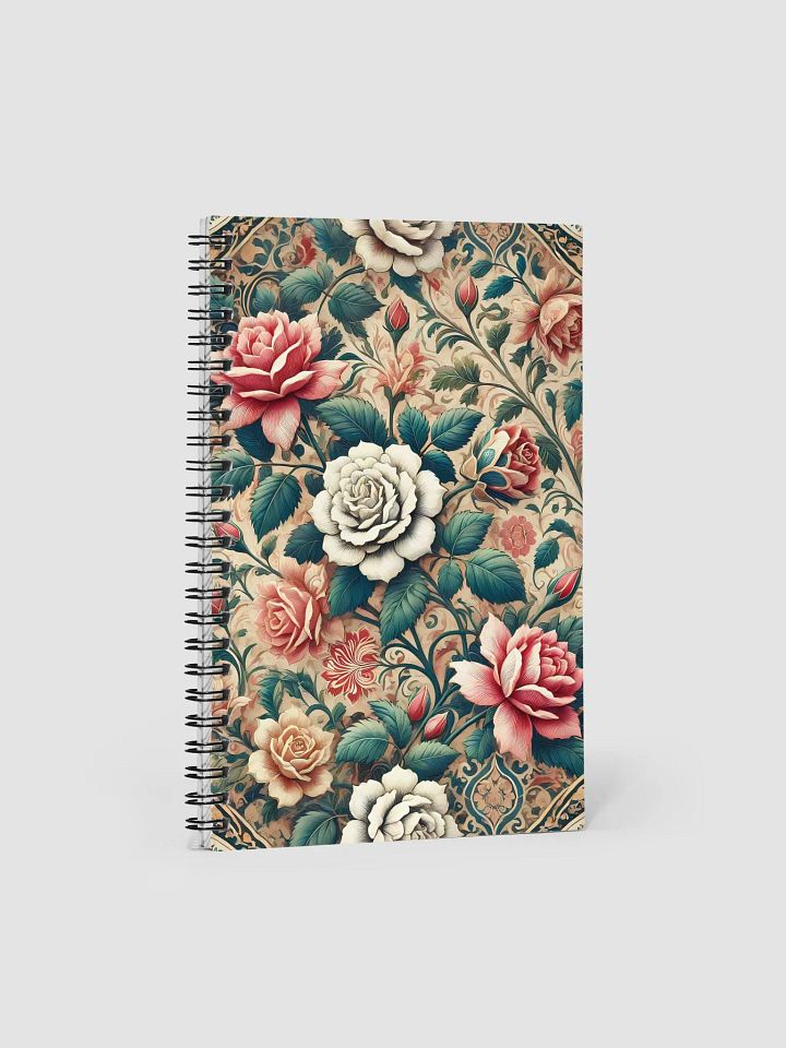 Royal Floral Spiral Notebook product image (1)