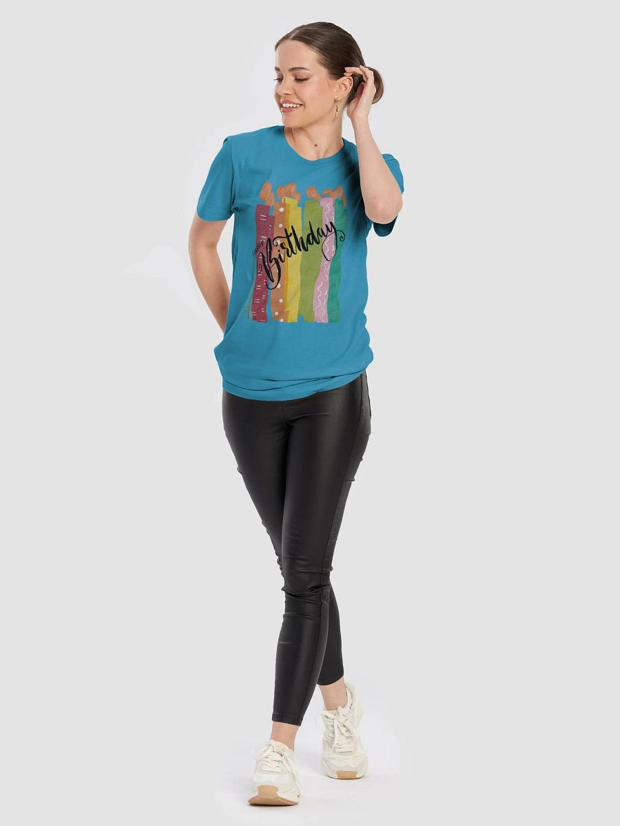 Happy Birthday Candle Design T-Shirt product image (61)