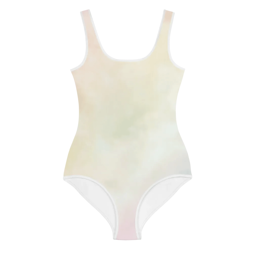 Blur cloud rainbow Design Youth One Piece Swimsuit - V1 product image (3)