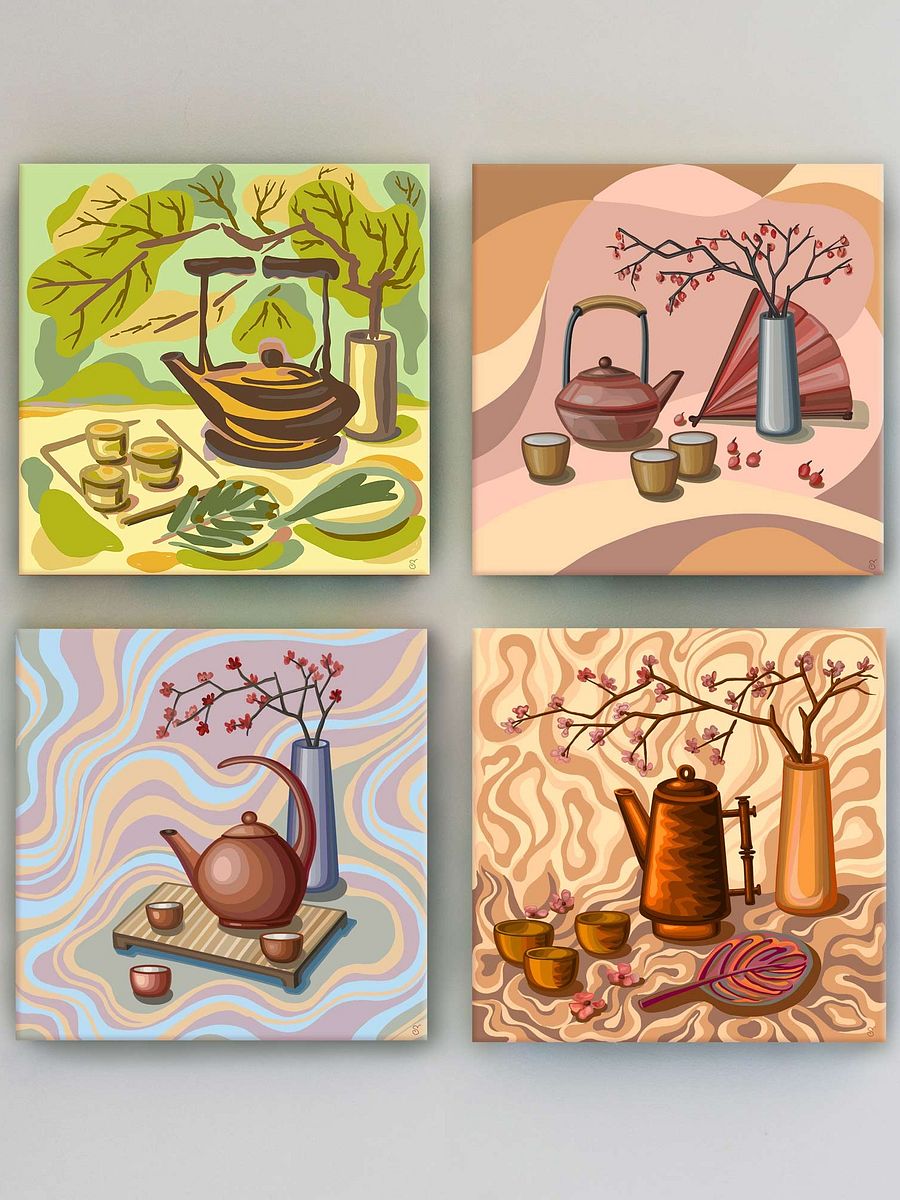 Blossom Brew Canvas Art - Coffee Shop No. 4 product image (102)
