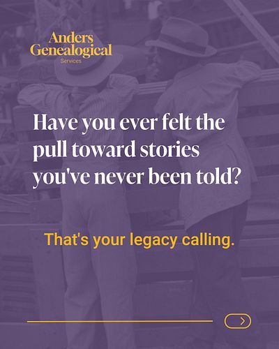 Have you ever felt the pull toward stories you've never been told?

That's not random curiosity. That's your legacy calling.
...