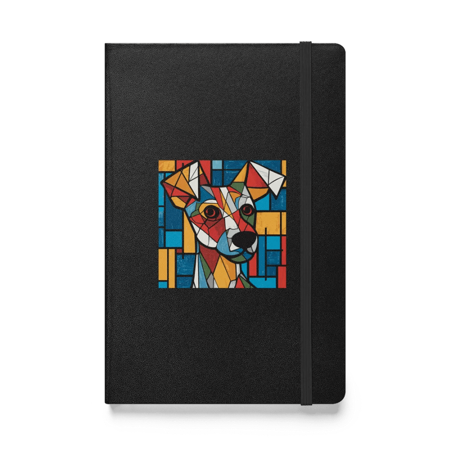 Cubism Dog Illustration Notebook – A Unique Twist on Your IdeasStained Glass Canine Dreams Journal product image (1)
