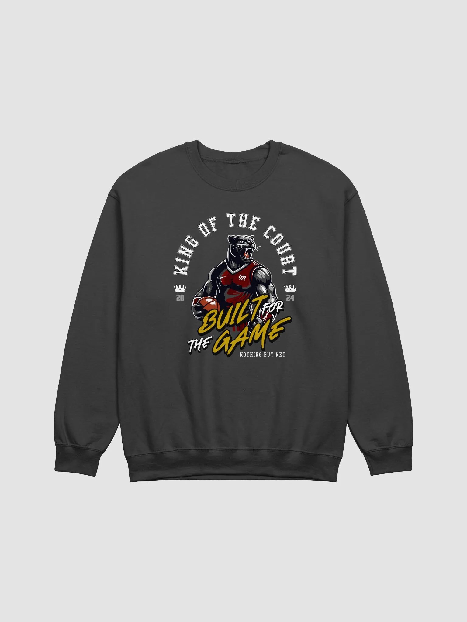 King of the Court Panther Crewneck Blk product image (1)
