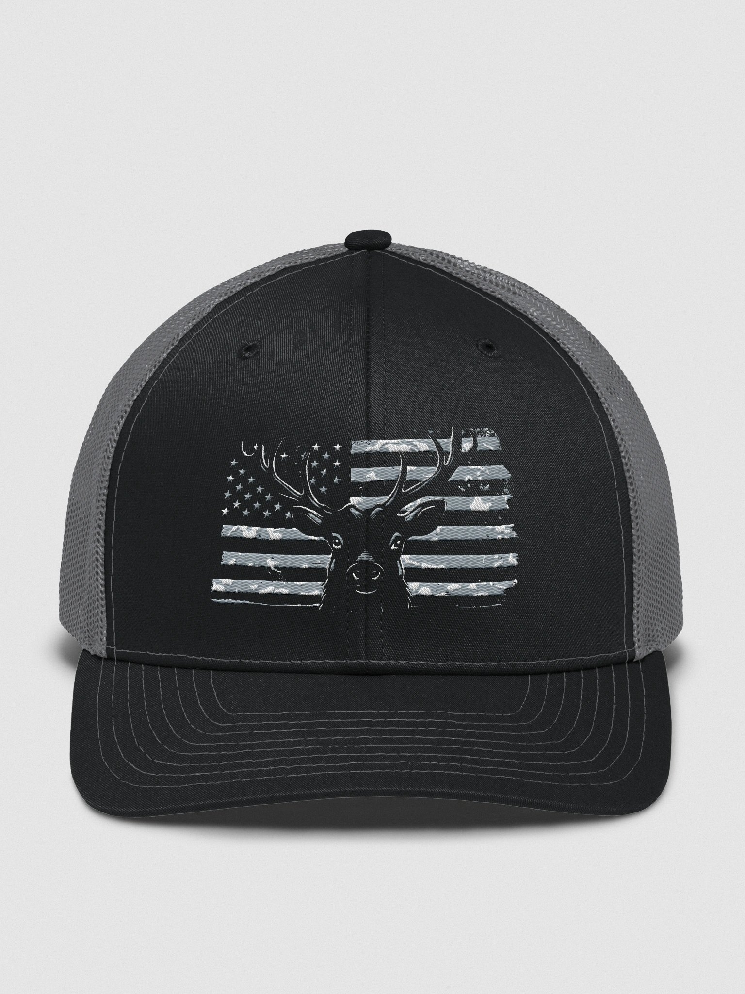 Patriotic Deer Trucker Hat product image (1)