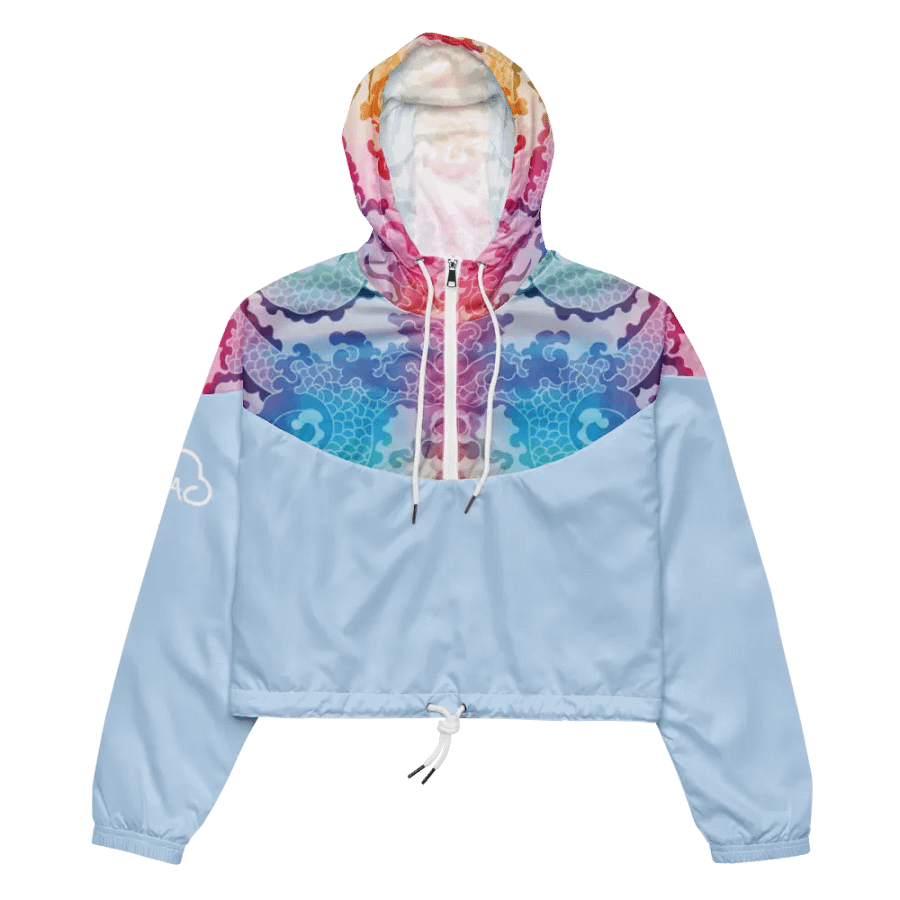 Pastel Incarnation Women's Cropped Windbreaker product image (4)