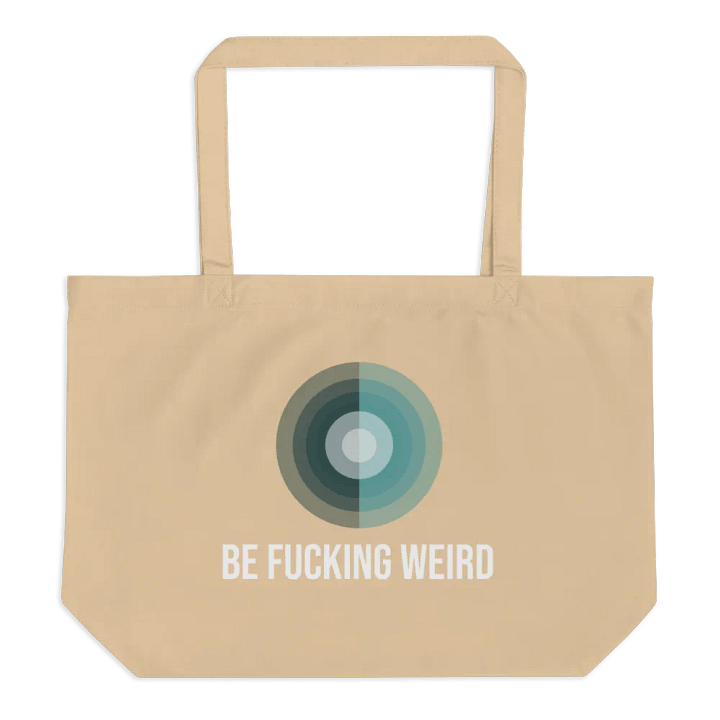 Teal Tranquility Organic Tote Bag product image (1)