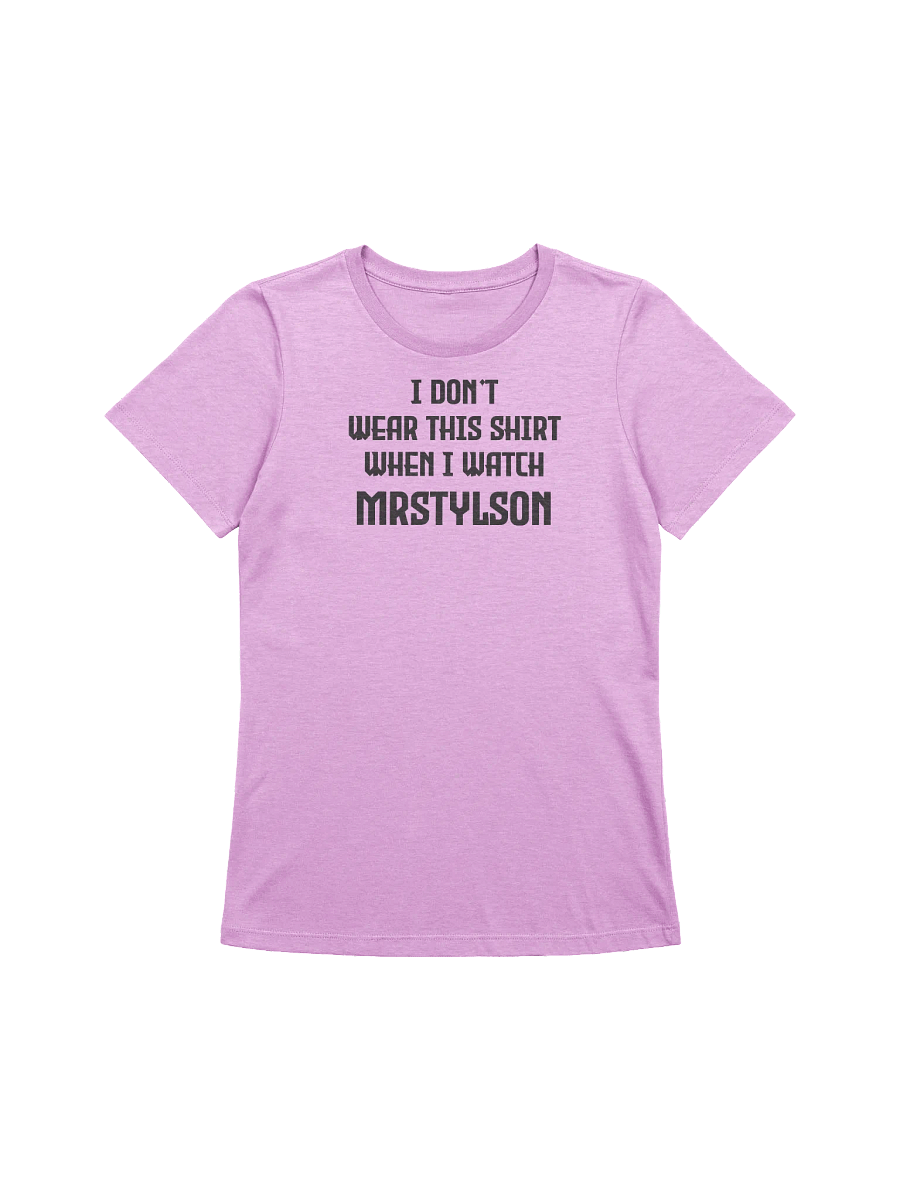 I Don't Wear This Women's T-Shirt (Black Text) product image (25)