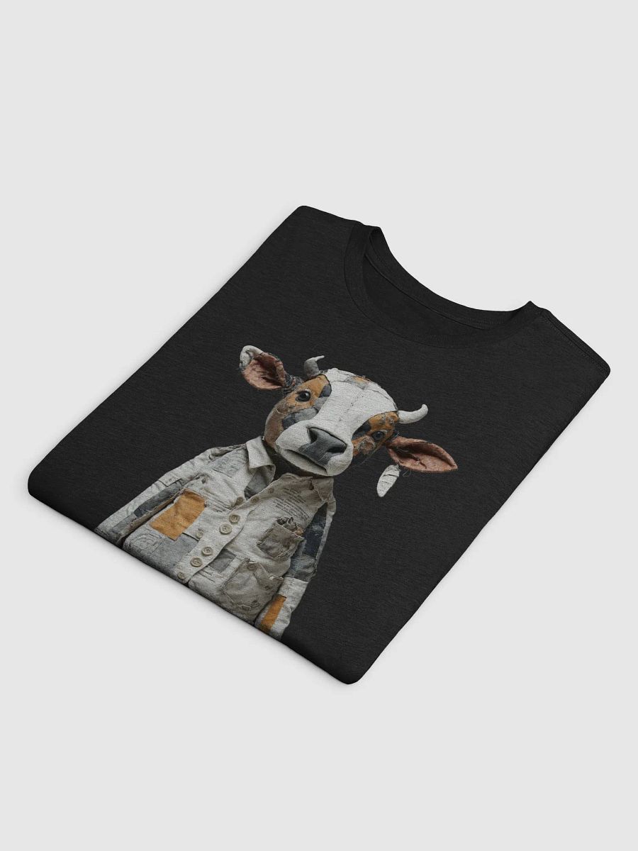 Whimsical Patchwork Cow Sculpture T-Shirt product image (28)