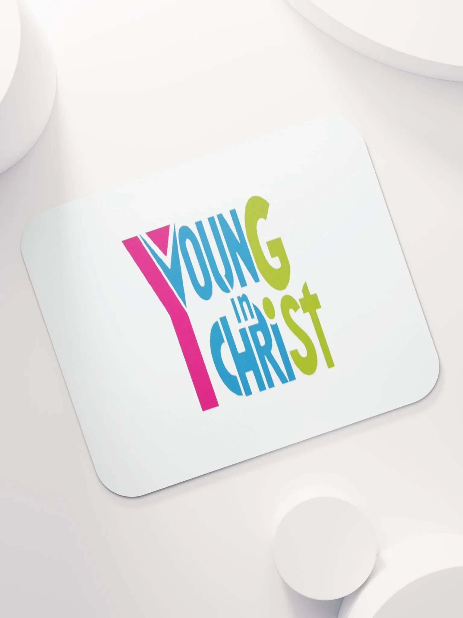 Colorful 'Young in Christ' Mouse Pad product image (7)