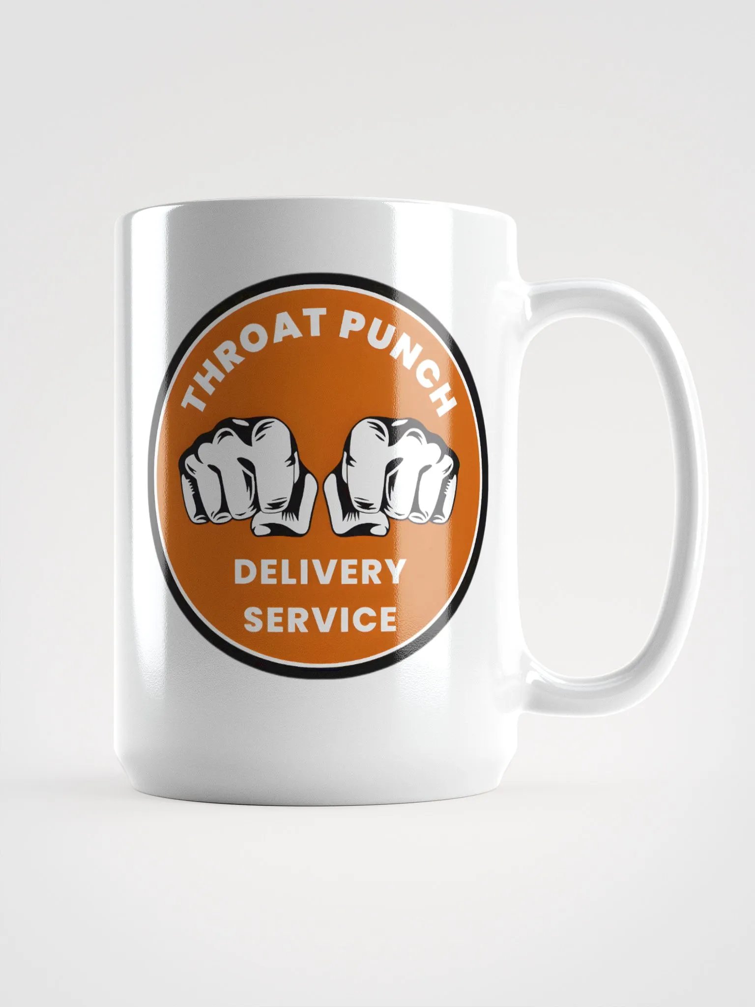 Throat Punch Delivery Service logo Mug product image (1)