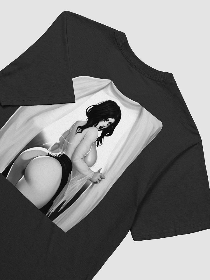 Ethereal Flow Black & White Gildan Unisex Softstyle T-Shirt product image (1)