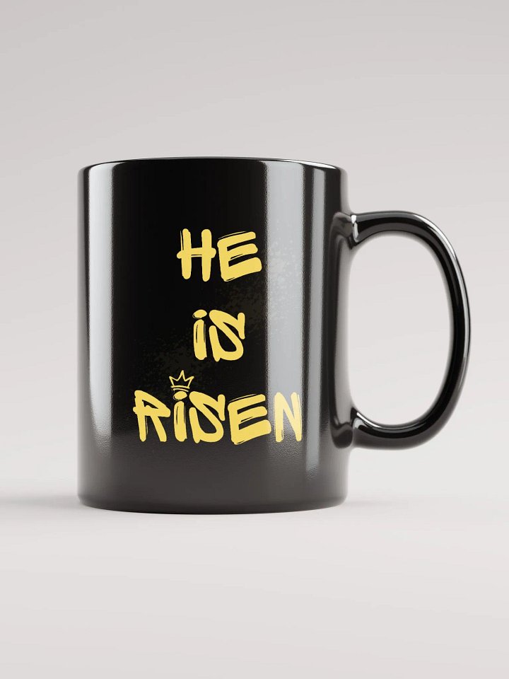 He is Risen Mug (Black) product image (1)