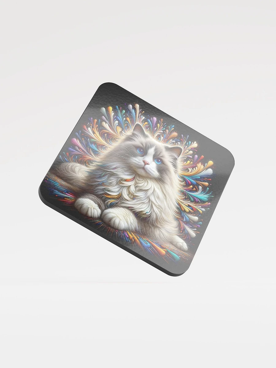 Glossed Cork Coaster: Ragdoll product image (1)