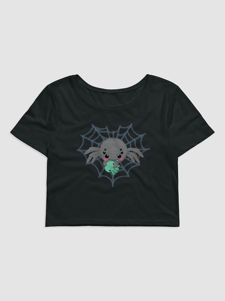 Fuzzy Jumping Spider Crop Top product image (2)