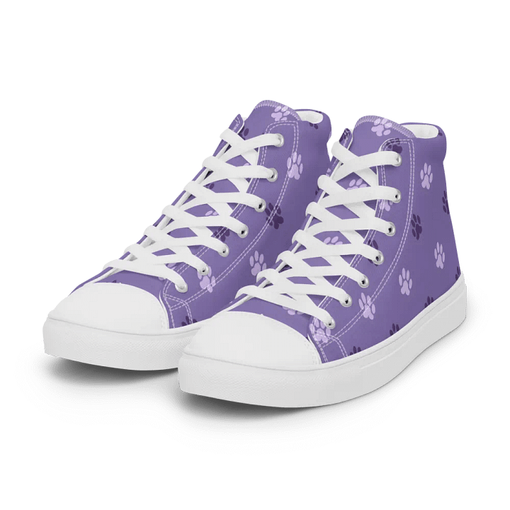 Women's Paw Print High Top Shoes product image (1)