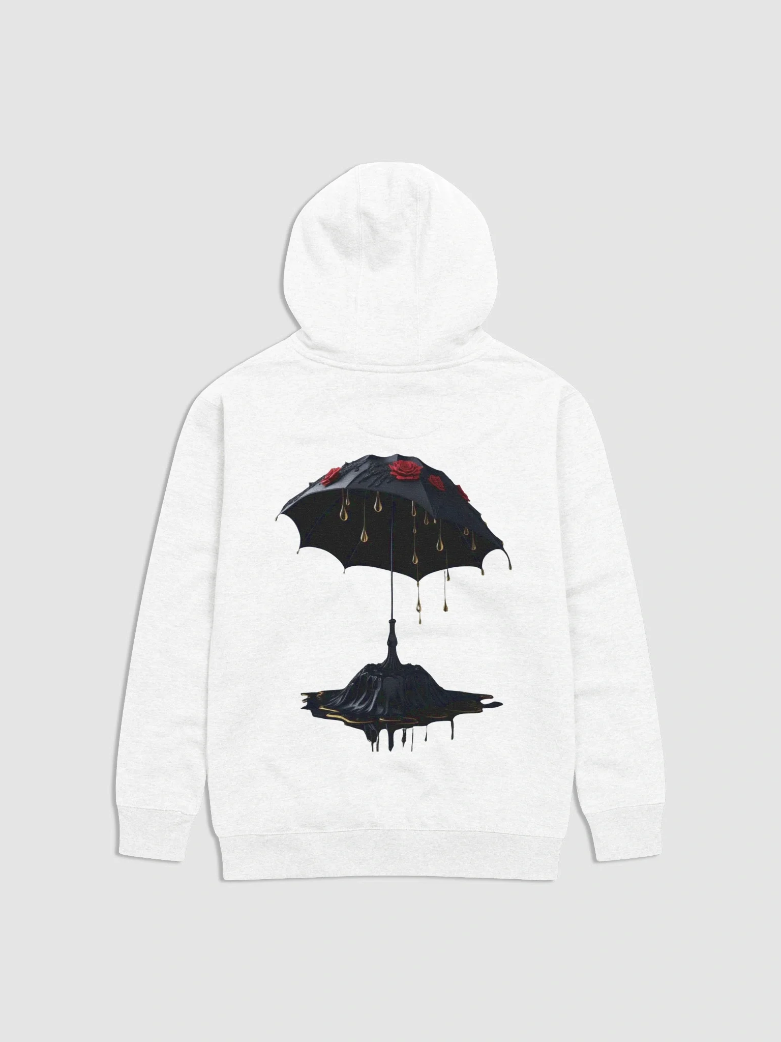 Roses And Gold Drops Umbrella Hoodie product image (2)