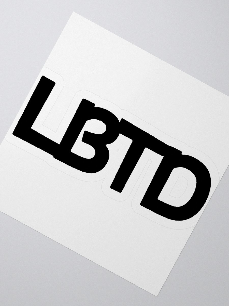 LBTD Logo Sticker product image (4)