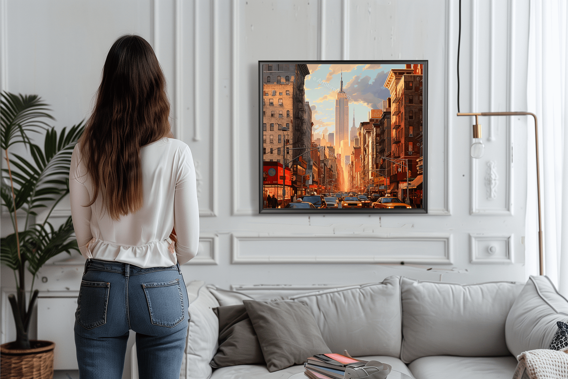 NYC Street Sunset Art product image (3)