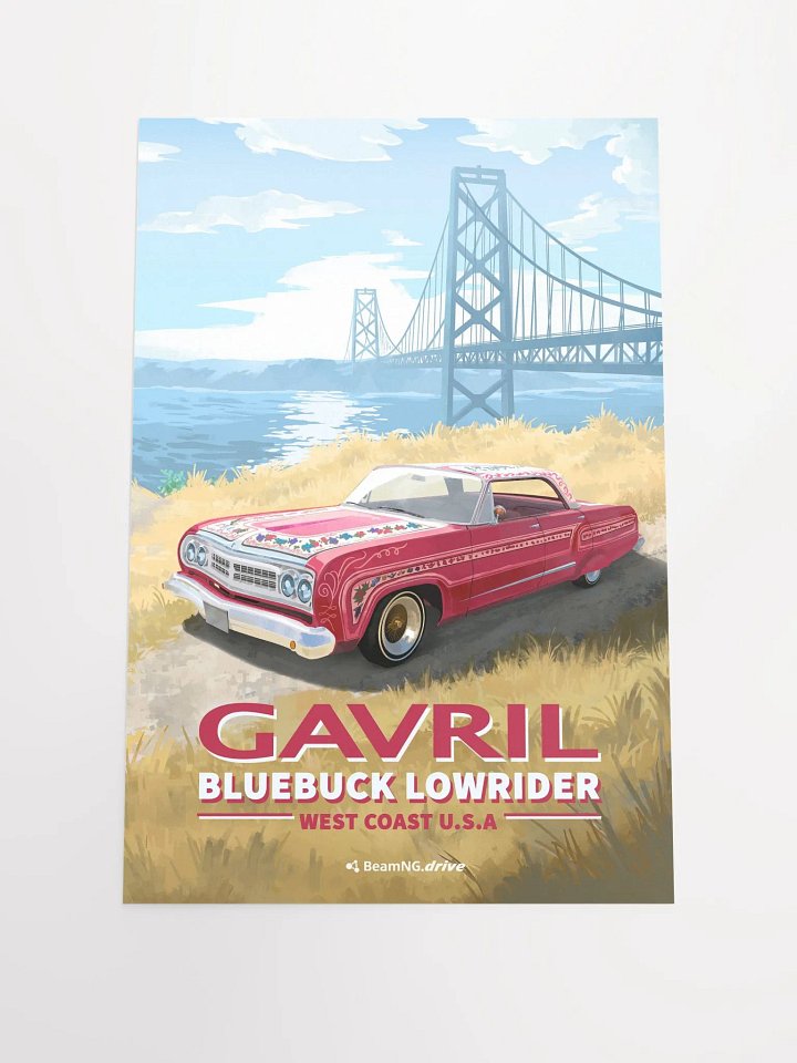 Gavril Bluebuck Stylized Poster product image (1)