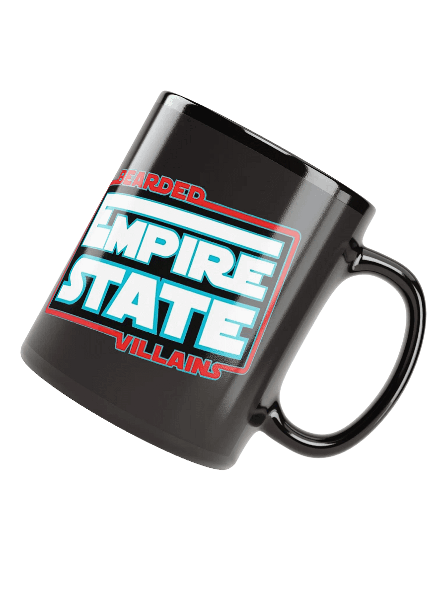 Empire State Bearded Villains Black Glossy Mug product image (8)