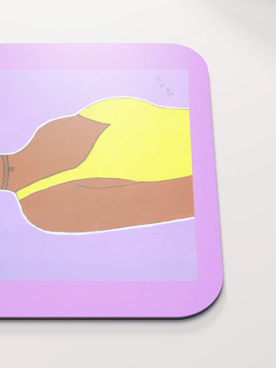 Afro American girl (art by Dina R.) - acrylic painting picture - Classic Mouse Pad product image (5)
