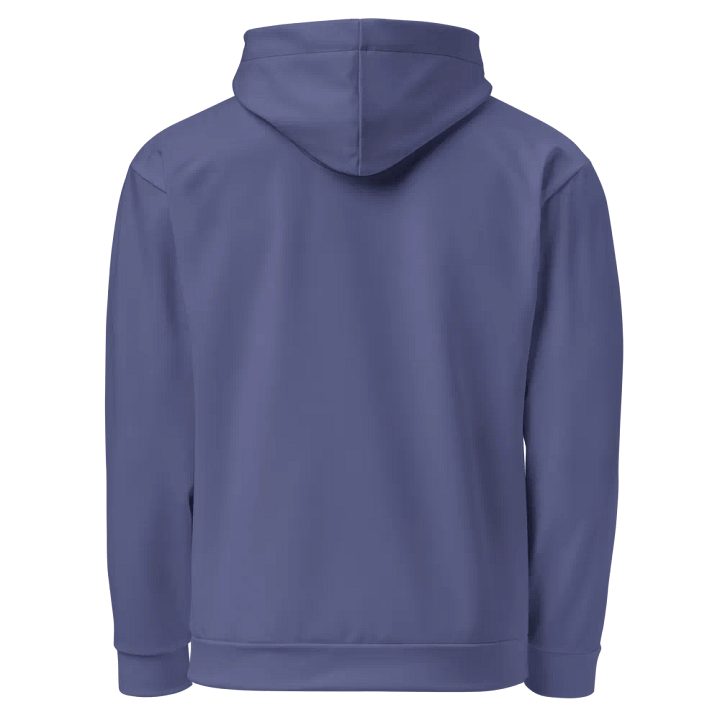 Plain Dark Purple Soft Summer Unisex Recycled Polyester Heavyweight Premium Hoodie by Treasure Pie product image (2)