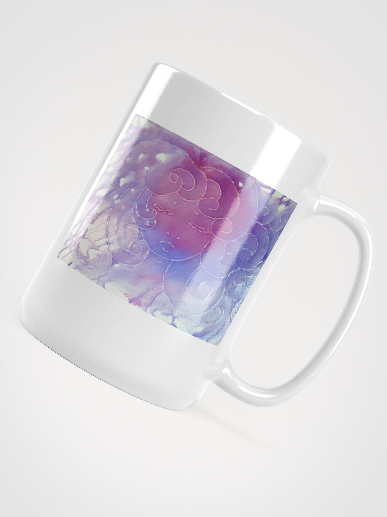 Pouring Medium Acrylic Painting in Blue product image (4)