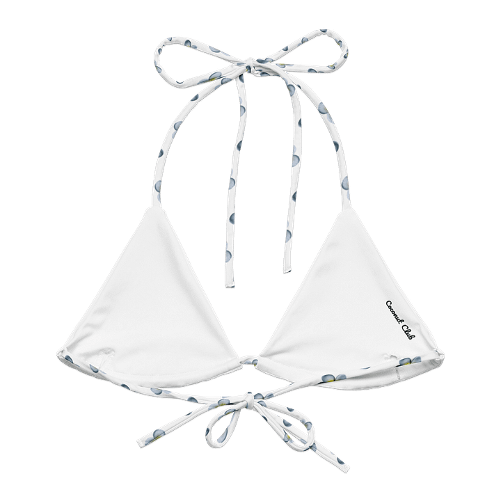Bikini Top - Temple Flower (white) product image (1)
