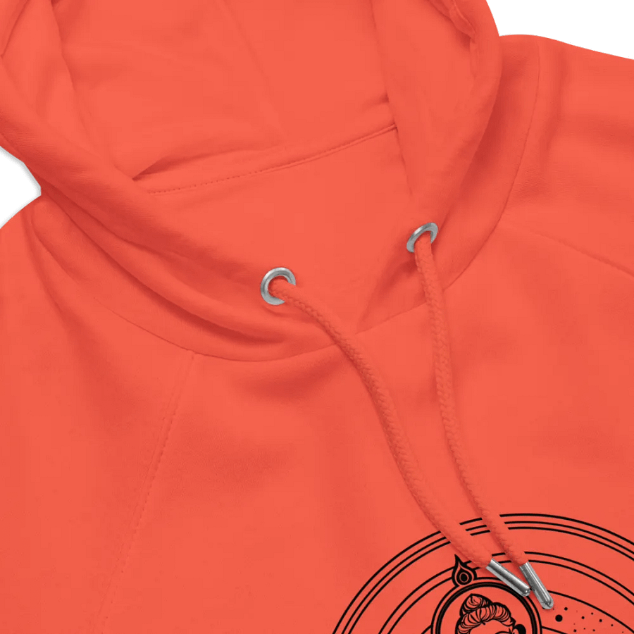 [Meditation 3 - Black] - Unisex Eco Raglan Hoodie product image (8)