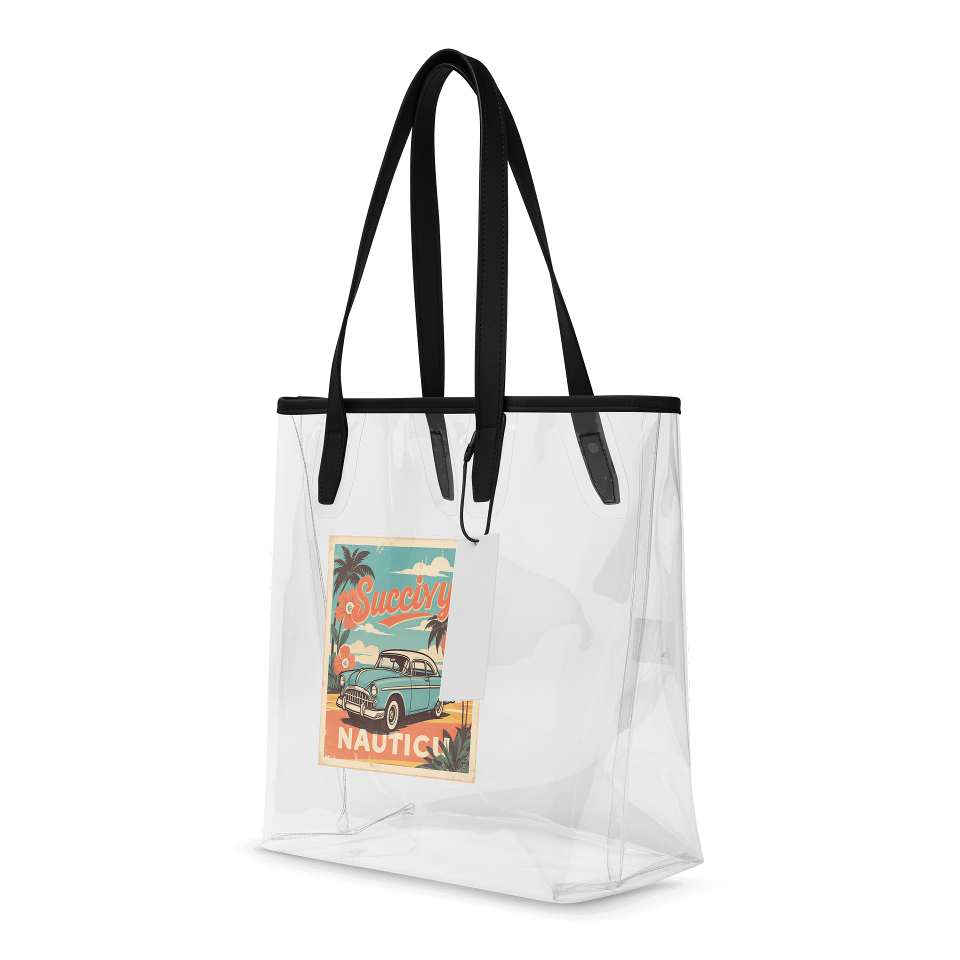 Succivy Nautic Retro Clear Tote product image (4)