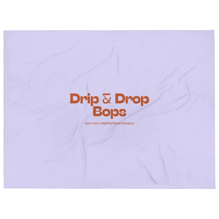 Drip & Drop Bops Throw Blanket product image (1)
