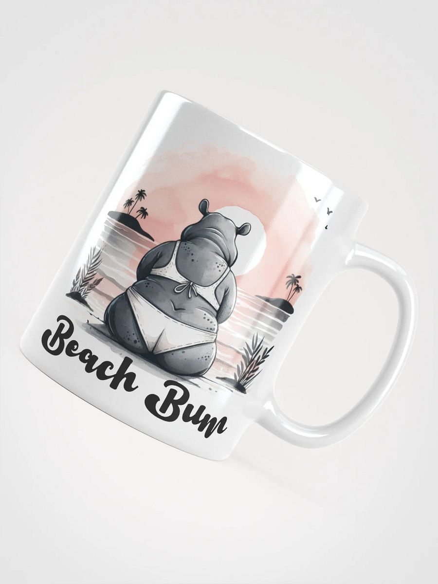 Bikini-Wearing Beach Bum Hippo Mug product image (12)