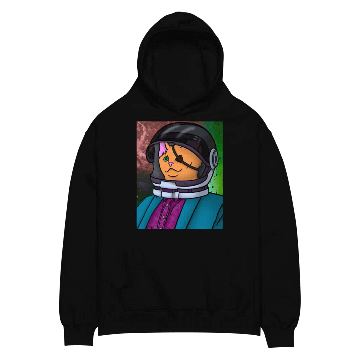 Astronaut kitty Oversized Hoodie product image (4)