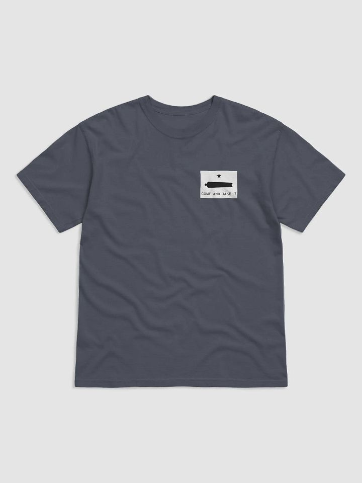 Pocket-Sized Revolt Tee – "Come and Take It (Graphite) product image (1)