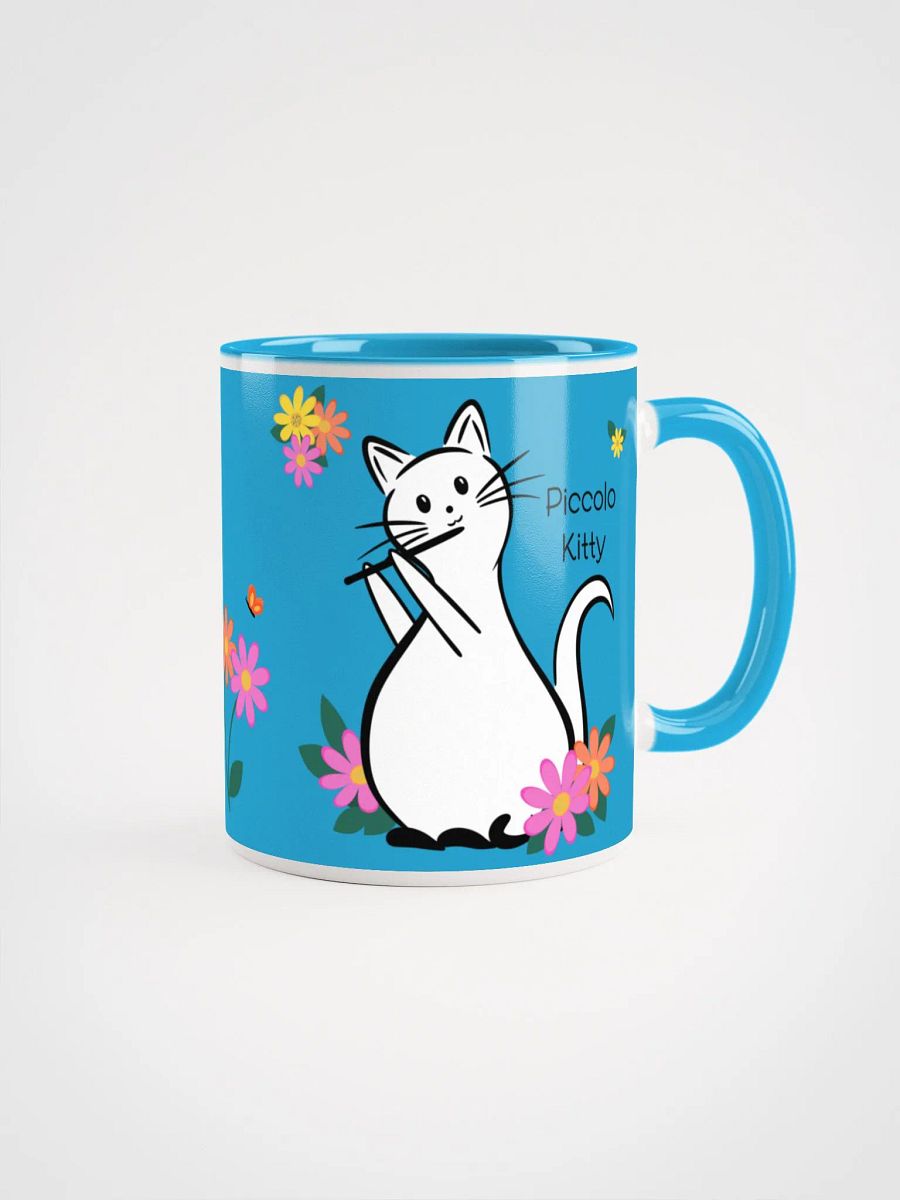 Flute Kitty Ceramic Mug - 11 0z - Piccolo product image (1)
