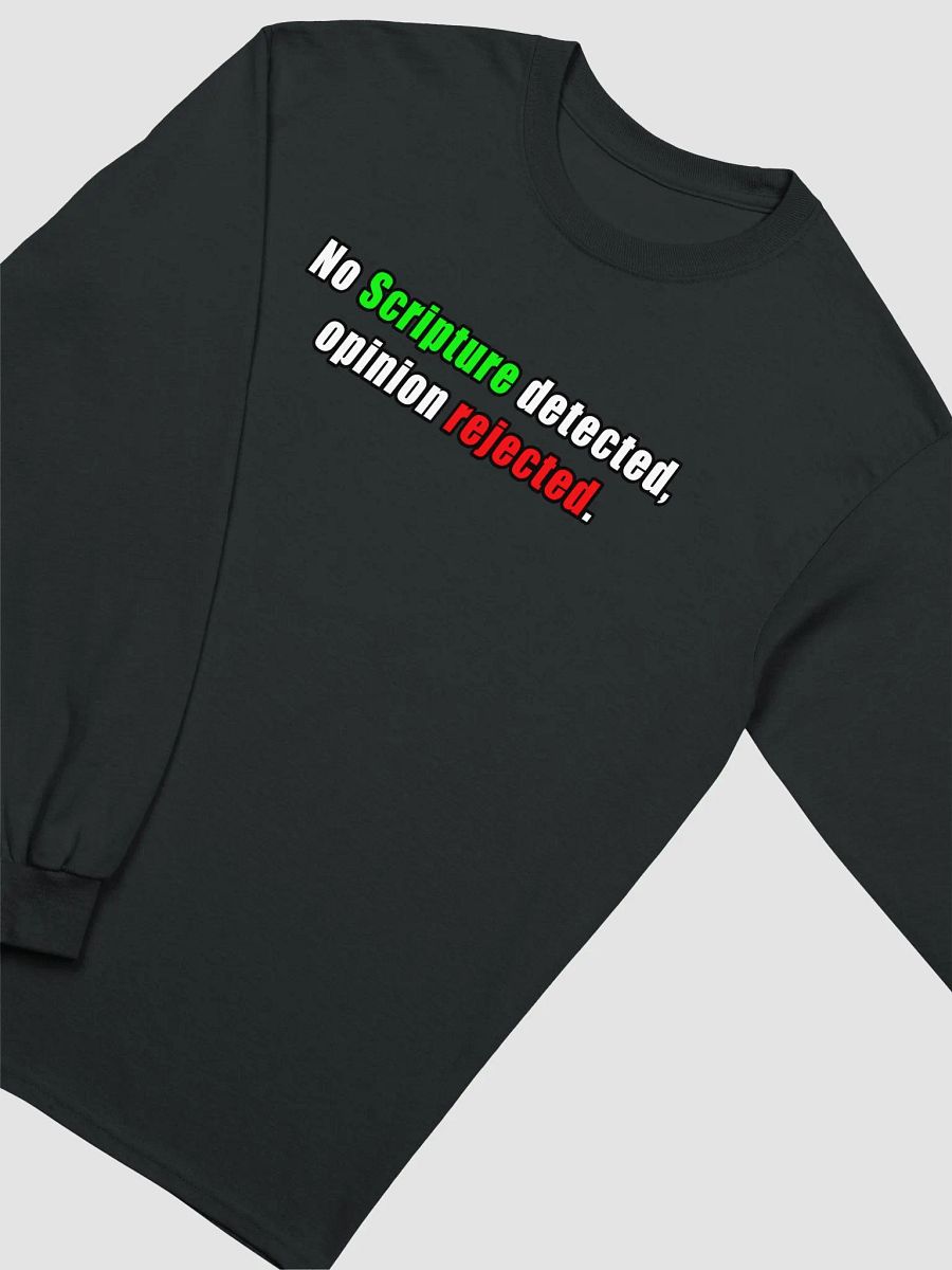 No Scripture Detected Long Sleeve product image (7)