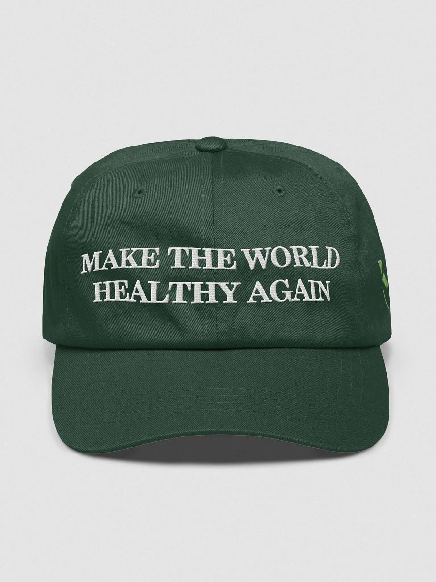make the world healthy again cap / hat - 100% cotton product image (2)