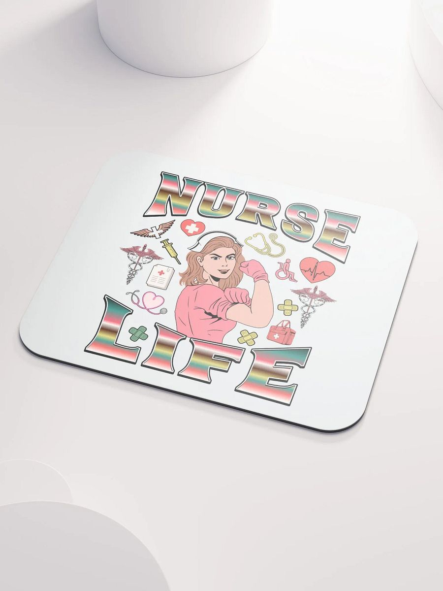 Nurse Life Illustrated Mouse Pad product image (3)